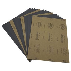 AutKerige 800 Grit Wet Dry Sandpaper, 9 x 11 Inch Sanding Sheets, 15PCS Premium Silicon Carbide Sand Paper for Wood Metal Ceramic or Auto Polishing and Scratches Removing