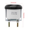 Quartz Hour Meter, 12-36V DC AC 6 Digit Accurate Round