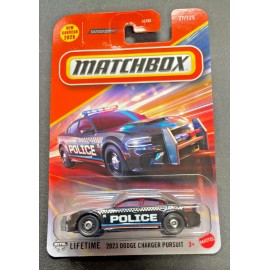 Matchbox ‘23 Dodge Charger Pursuit #037 MBX ‘25 Series Black VHTF!