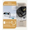 Label Maker Machine with 4 Tapes, Rechargeable Backlit Bluetooth Label
