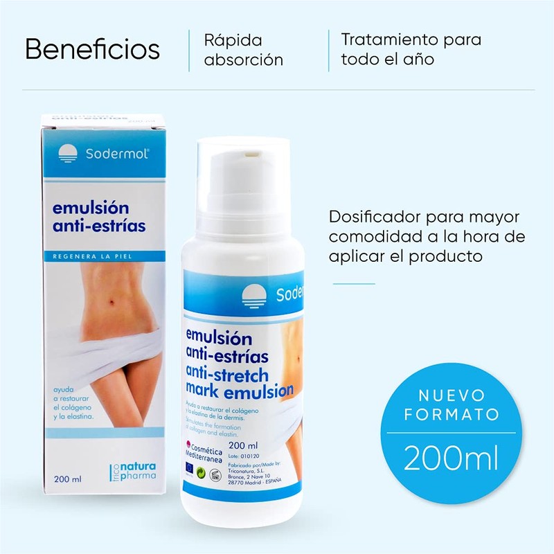 Stretch Mark Cream, 200 ml | Anti-Stretch Marks Body Cream,