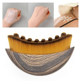 Lymphatic Eye Neck Care Brush Lifting Anti-wrinkle Facial Contour Brush Face Contour Scraping Fan Shape Lymphatic Brush Facial Circulating Brush Deswelling And Lymphatic Drainage Firming Contour Facial Brush轮廓面部刷