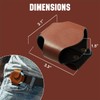 ZYN Holder - Leather Snuff Can Holster for ZYN Pouches,