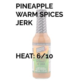 Jerk & Scotch Bonnet Hot Sauce By Pepper North, Fiery Hot Sauce With Flavors Of Pineapple, Scotch Bonnet Pepper & Ginger, Made With All Natural Ingredients, 5 fl oz Bottle (1-Pack)