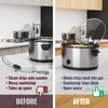 NiHome Slow Cooker Lid Holder for Hands-Free Cooking, Fits Various