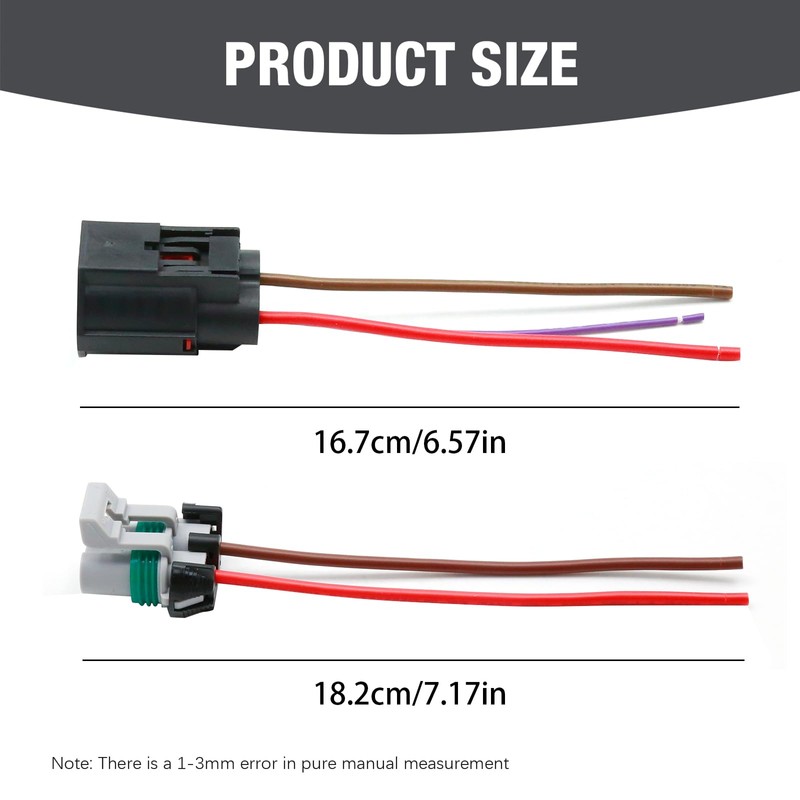 Anxingo 902-209 Cooling Fan Control Module Connector Plug Wire Harness,