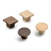 Evionlin 4 Pack(Square) Minimalist and High-End Chinese-Style Cabinet Door Handles