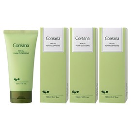 Koreana Mung Bean Cleansing Foam, 150ml, 3 pieces / 코리아나 녹두 클렌징폼, 150ml, 3개