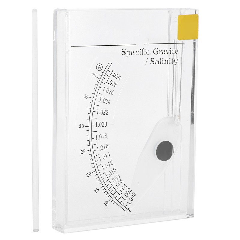 Accurate Sea Hydrometer Saltwater Salinity Meter Specific Gravity Test for