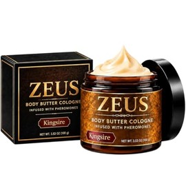 Zeus Body Butter Cologne For Men, Kingsire Body Butter Cologne, 3.53 Oz