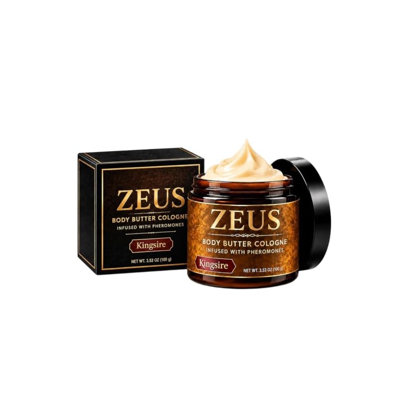 Zeus Body Butter Cologne For Men, Kingsire Body Butter Cologne,