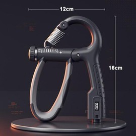 조정 가능한 그립 고강도 두꺼운 스프링 포스 전문 팔 근육 운동 손목 재활 [04 GRAY-Basic] Adjustable Grip High-Strength Thick Spring Force Professional Arm Muscle Exercise Wrist Rehabilitation [04 GRAY-Basic]