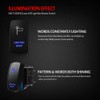 MICTUNING MIC-LSW1 - Interruptor basculante con luz láser (5 pines,
