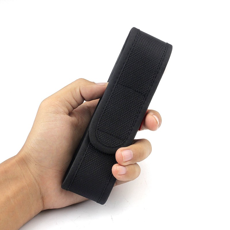 Moobibear 2-Pack Nylon Flashlight Holster for Duty Belt, Adjustable Small