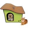 Penn-Plax ZH3 Dog Zipper House with Curved Roof, Blue