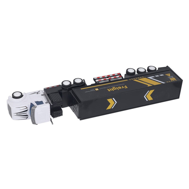 Container Truck Toy High Simulation Extended Carriage Container Trailer Model