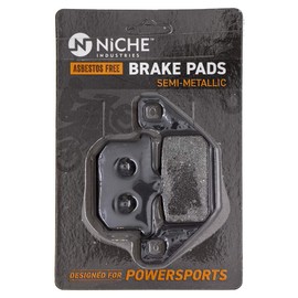 NICHE Brake Pad Set for Kawasaki Vulcan 1500 43082-1187 43082-1194 Front Rear Semi-Metallic
