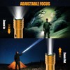 LIMALNICY Rechargeable Flashlights High Lumens 2000 Long Lasting, 4 Modes