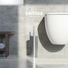 Escobilla de baño de silicona y acero inoxidable SAVEGA con