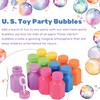 U. S. Toy Neon Party Bubbles, Bubbles for Kids w/Wands
