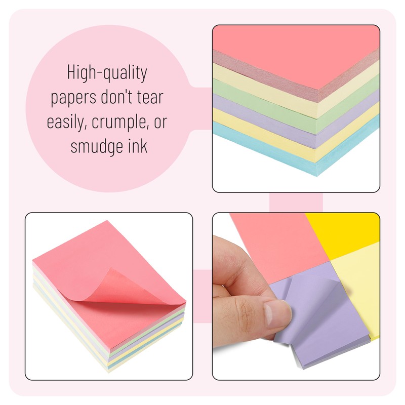 Mr. Pen- Sticky Notes, 1.5"x 2", 6 Pads, 60 Sheets/Pad,