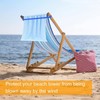 Parthan 4 Pcs Beach Towel Bands for Sun Loungers, Sun