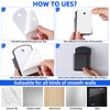 Leinuosen 12 Pcs Remote Control Holder Wall Mount Self Adhesive