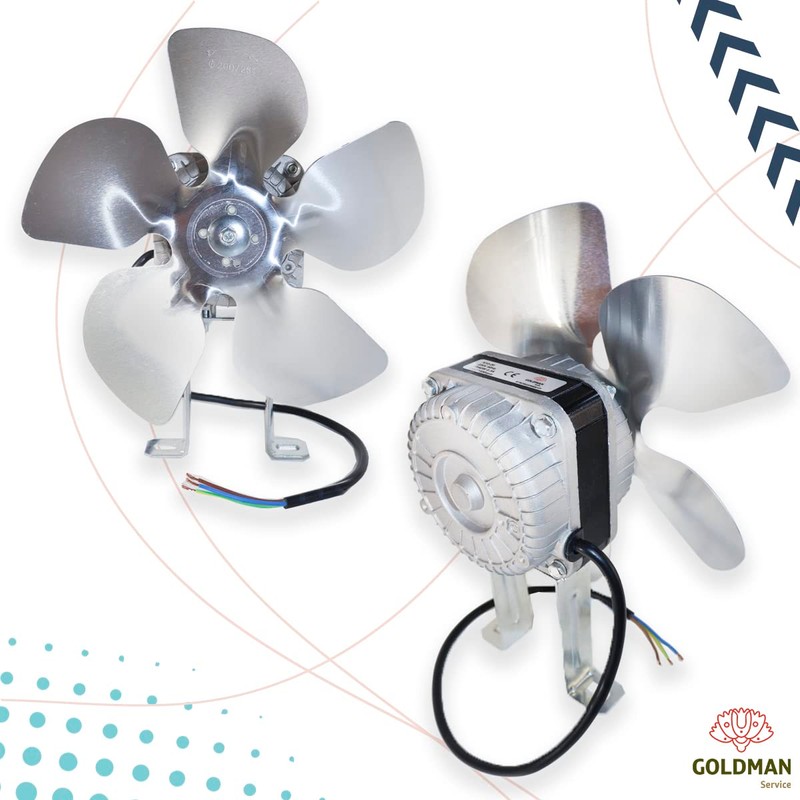 GOLDMAN SERVICE Aluminum Replacement Blades for Fan Motor Bottle Fan