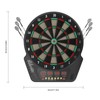 LIYUANJUN Electronic Dart Board with 6 Darts, Electronic Dart Boards