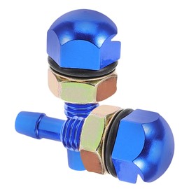 JECOMPRIS 1 Pair of Car Wiper Nozzles, Car Windscreen Cleaning Nozzles, Replacement Parts for Windscreen Wipers, Car Windscreen Washer Nozzles, Universal Replacement of Washing Nozzle, Metal, Blue