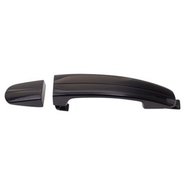 TRQ Exterior Door Handle Black Compatible with 2013-2018 Ford C-Max 2013-2019 Escape 2012-2018 Focus 2014-2020 Transit Connect 2015-2020 Transit-150 Transit-250 Transit-350 Transit-350 HD