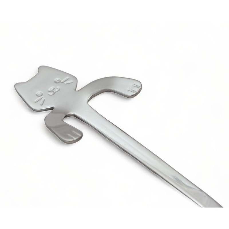 AKORD Tea Hanging Cup Spoon, 304 Stainless Steel, Silver, 11.8cm