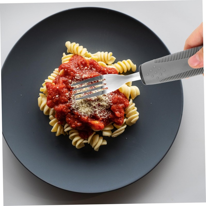 ORFOFE Adaptive Utensils Set for Elderly Tremble Tableware for Disabled