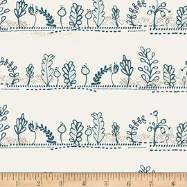 Art Gallery Fabrics Art Gallery Heartland Dulcet Paths Mist Fabric, Biege