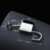 Mini Metal Lock - Zinc Replacement Unfading Silver Pad-Lock with