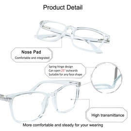 YEIN Bifocal Reading Glasses, Photochromic Brown Sunglasses, 0.75/+3.25 Magnification for Men/Women