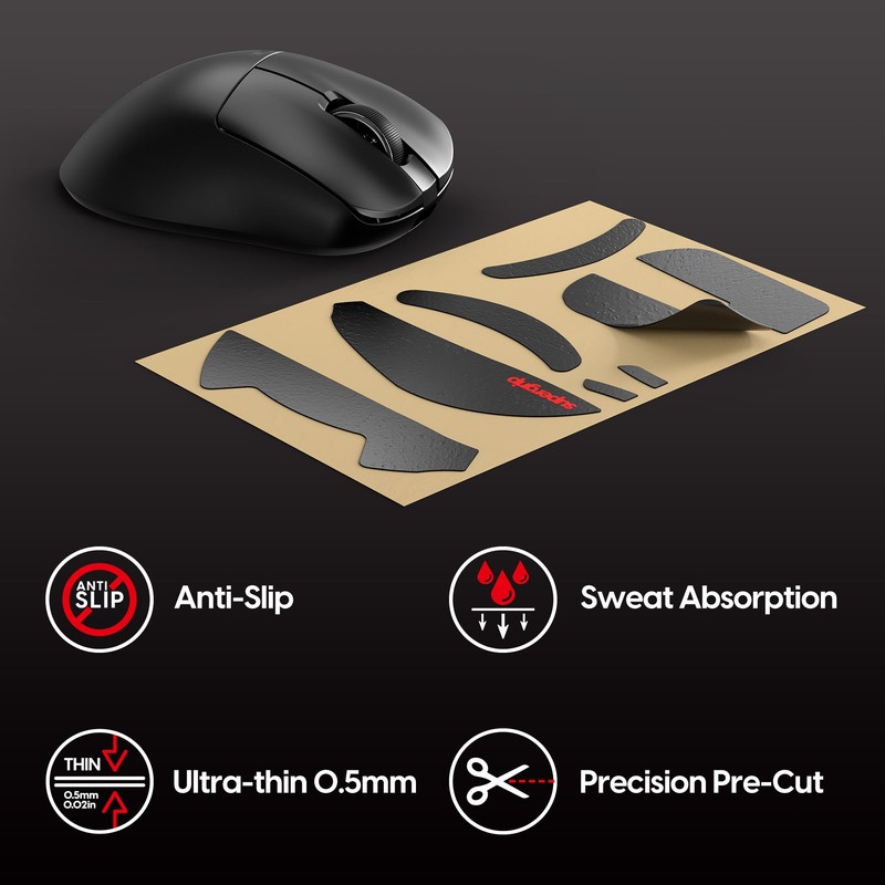 Pulsar Gaming Gears Supergrip Xlite V3 Mini Pre-cut Anti-Slip Gaming