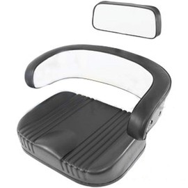 3-Piece Black/White Seat Set Fits Case/International Harvester Tractor 1026 105 Combine 1066 1206 1256 1456 1466 1999435C1