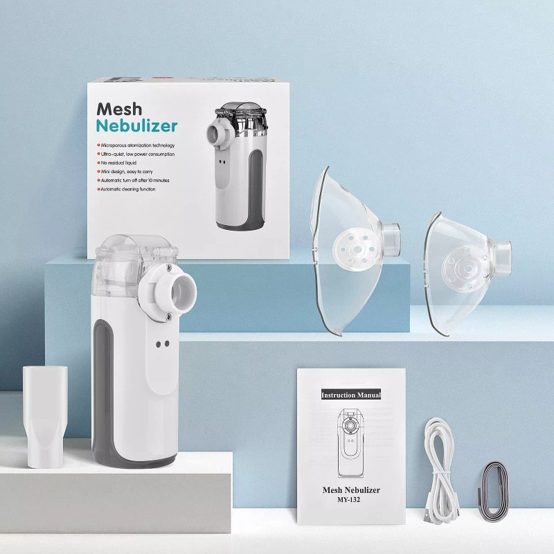 Portable Nebulizer - Mini Nebulizer MachineHandhel<wbr/>d Nebulizer for Breathing P...