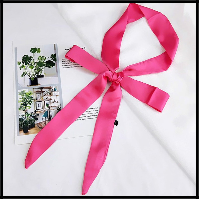 White Fang NC024 Women's Ribbon Tie, Ribbon Tie, Uniform, Bowtie,