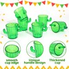 Cactus Shot Glasses Set of 6, Funny Cactus Plastic Shot