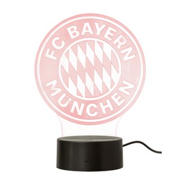 FC Bayern Munich LED Logo, 18.5 x 14.5 cm