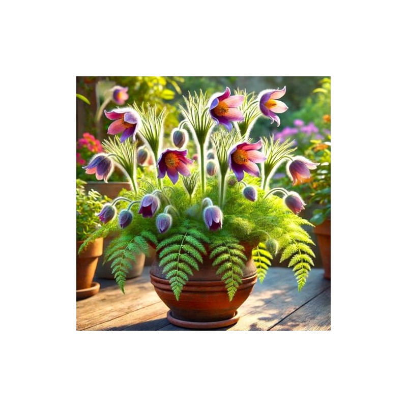 Seeds Eastern Pasqueflower 30+ Seeds for Planting Prairie Crocus Perennial