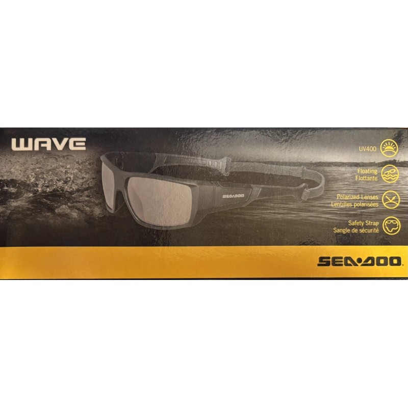 Sea-Doo Sunglasses by BRP Wave Polarized Floating Sunnies Unisex Gold