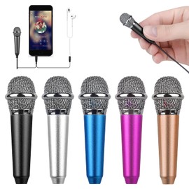 Uniwit Uniwit Mini Portable Vocal/Instrument Microphone for Voice Video Recording Singing,Vlogging, Podcasting, Tiny Microphone for iPhone Android Phone Computer Latop Notebook Tablet iPad(Black)