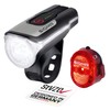 Sigma Sport Aura 80 USB/Nugget 2 Lighting Set, black