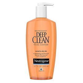 Neutrogena Deep Clean Facial Cleanser 6.7 Ounce (200ml) (Pack of 3)