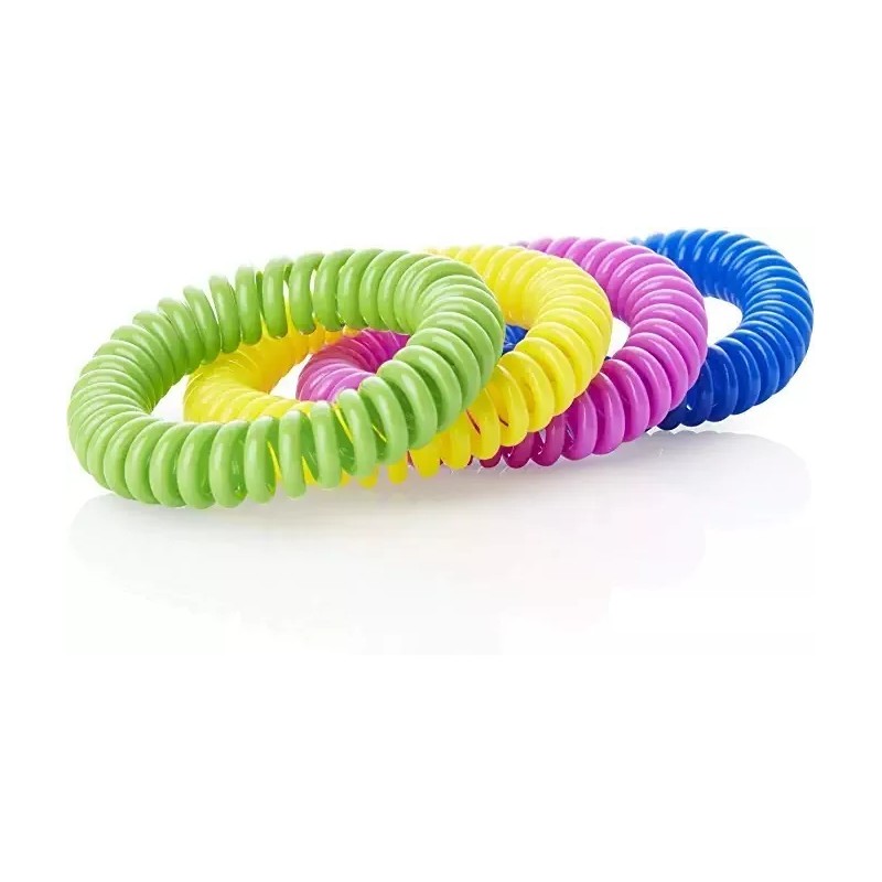 Cliganic Pulsera Repelente De Mosquitos- Pack De 10-colores Variados