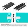 100PCS Composite Decking Clips,Fastener Board Clip,Aluminium Hidden Spacer Clips with