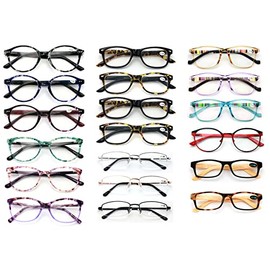 V.W.E. NEW 10 Pairs of Closeout Reading Glasses - Your Choice in Power and Gender -Bulk (Men, 2.25, multiplier_x)